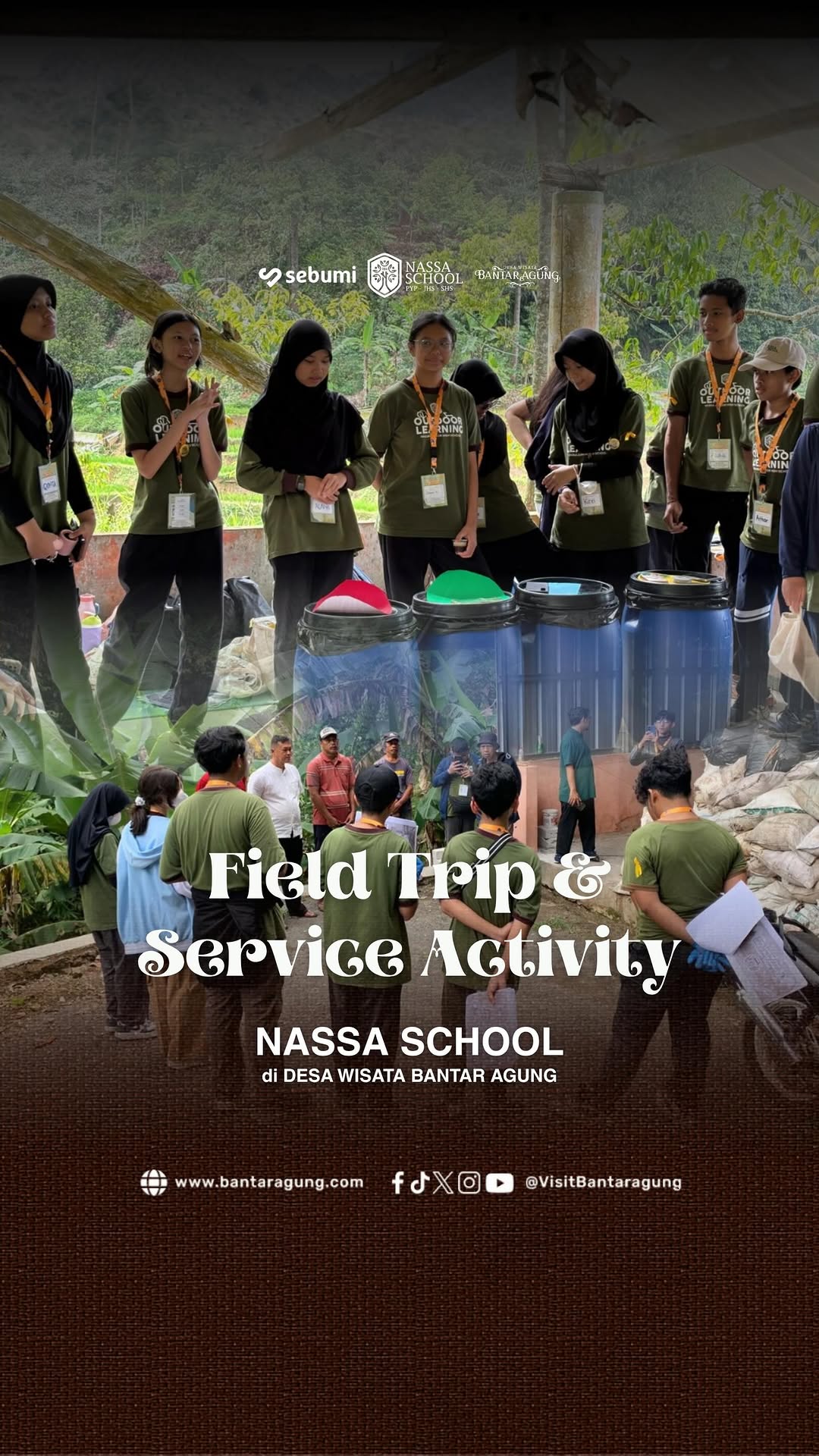 Siswa Sekolah Nassa Belajar Budaya dan Alam di Bantaragung