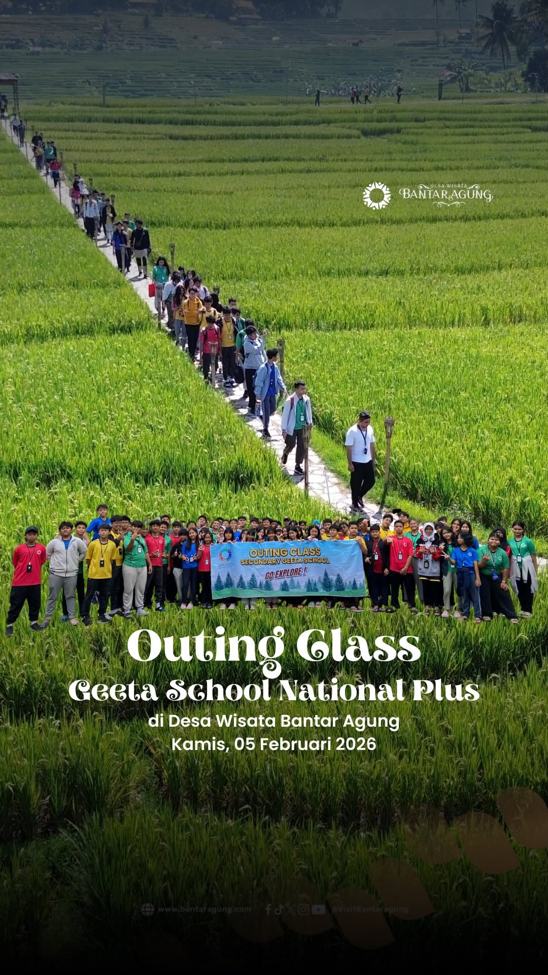 Outing Class di Bantaragung, Geeta School Pulang Bawa Cerita