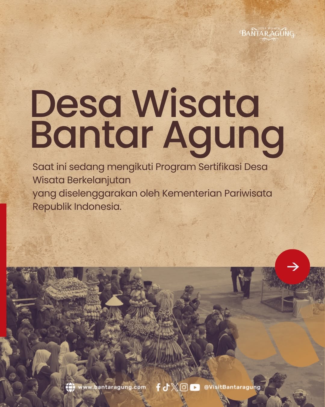 Desa Wisata Bantaragung Ikuti Sertifikasi Desa Wisata Berkelanjutan Kemenpar