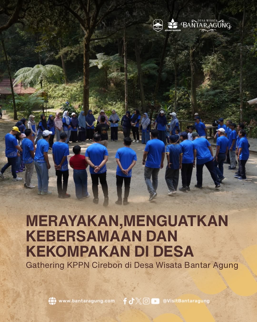 KPPN Cirebon Gelar Gathering Seru dan Berkesan di Desa Wisata Bantaragung