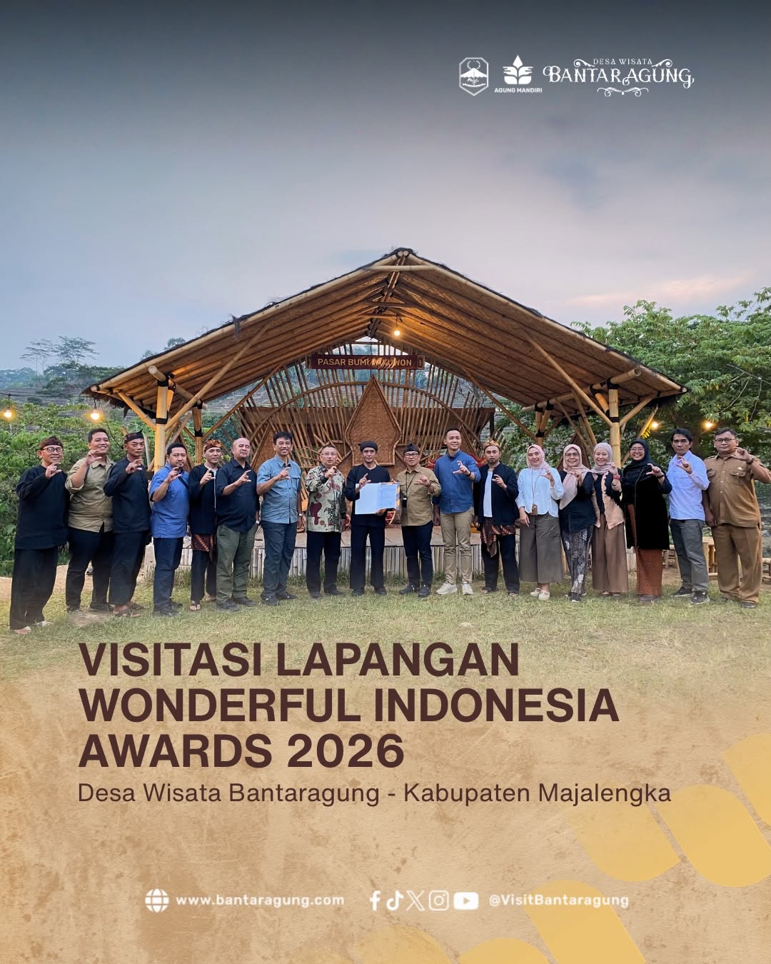 Bantaragung Tampilkan Potensi Desa pada Visitasi Wonderful Indonesia Awards 2026